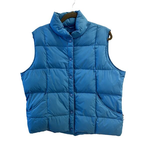 Lands' End Other - Lands' End Boys Size 18 - 20 Blue Aqua Puffer Vest Coat Goosedown